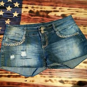 Indigo Rein denim shorts